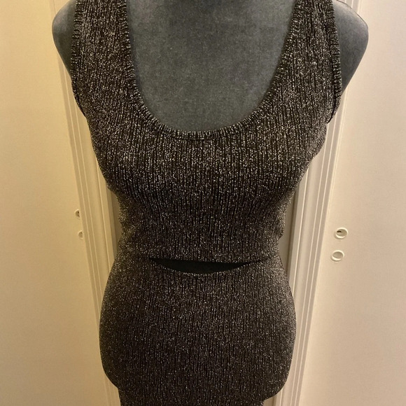 🖤 NWT See You Monday Marled Grey Cocktail Dress - Picture 2 of 6